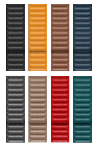 Magnetic Apple Watch Strap – Elegant Leather-Look, Adjustable, Secure & Comfortable